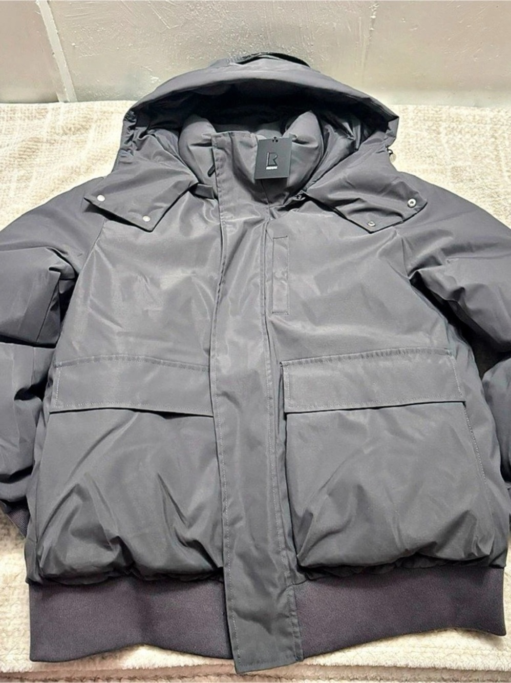 RUDSAK Style 72651 ASH WN Puffer Jacket Gray Small NWT